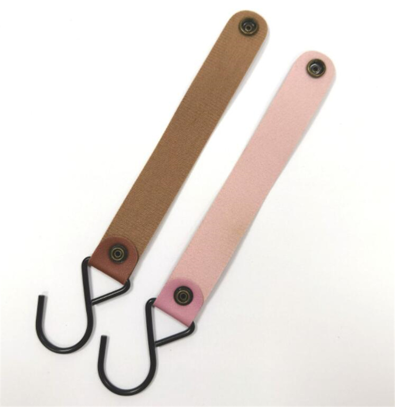 Pu Leather keychain Hook Outdoor Camping Tripod Clothes Storage Bag Keychains Hanger Hooks Hiking Hanging Shelf Suppliers Key Ring Thanksgiving Father