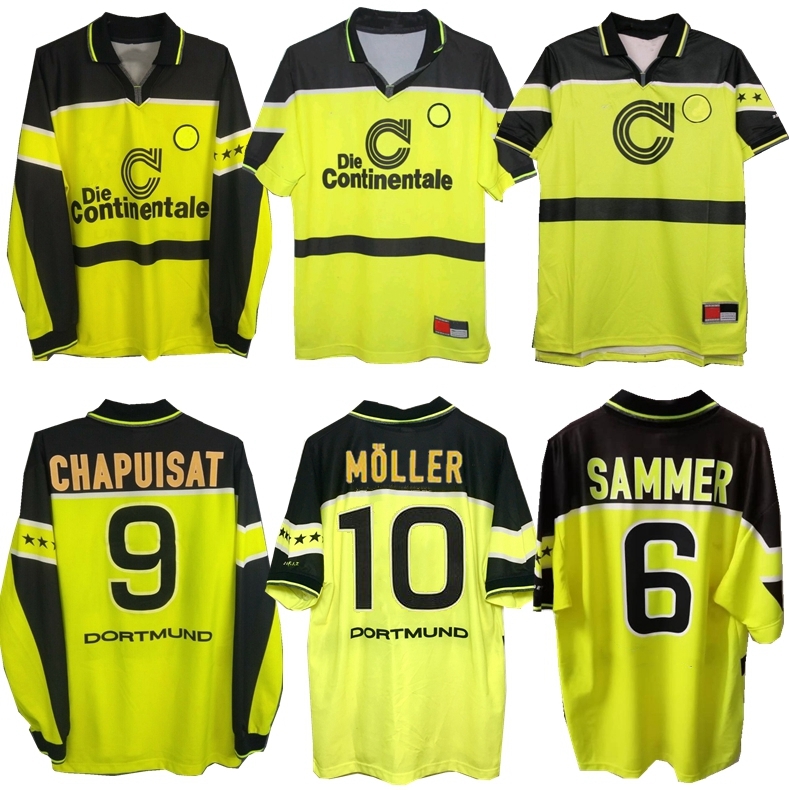 1996 1997 1998 Möller Chapuisat retro soccer jersey 88 89 Borussia Zorc Ricken Dortmund vintage classic longsleeve football shirt, 97 98 bundesliga home bundesliga jersey
1996 1997 1998 Möller Chapuisat retro soccer jersey 88 89 Borussia Zorc Ricken Dortmund vintage classic longsleeve football shirt, 97 98 bundesliga home bundesliga jersey