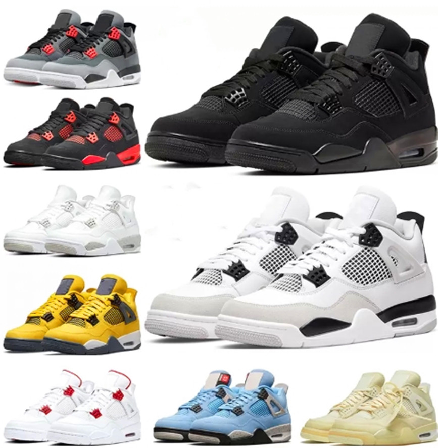 Jumpman 4 4s basketball shoes men Red Thunder jordens 4 Sail Black Cat White Oreo Pure Money Infrared Military Metallic Purple jorda 4s Cool Grey Diy women sneakers, Select shoe size
Jumpman 4 4s basketball shoes men Red Thunder jordens 4 Sail Black Cat White Oreo Pure Money Infrared Military Metallic Purple jorda 4s Cool Grey Diy women sneakers, Select shoe size