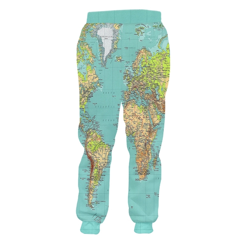 CJLM 3D Joggers Haren Pants MenWomen Cool Loose Sweat Fashion Print Map Sweatpants Men Casual Long Trousers Suppliers 220623