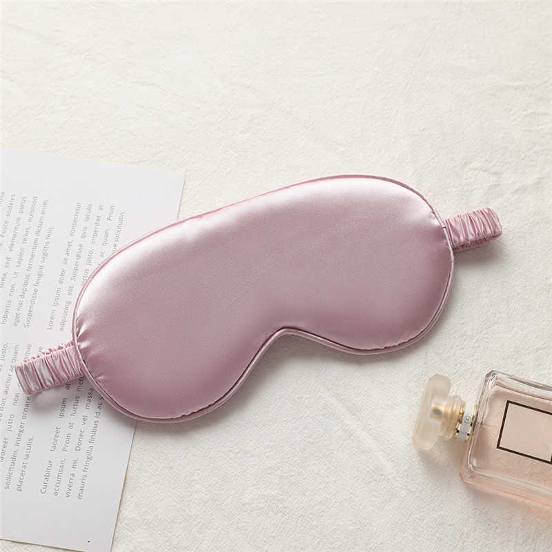 Silk Sleep Masks Rest Shading Sunblock Eye Mask Padded Shade Cover Eyepatch Travel Relax Aid Blindfolds Eyemask