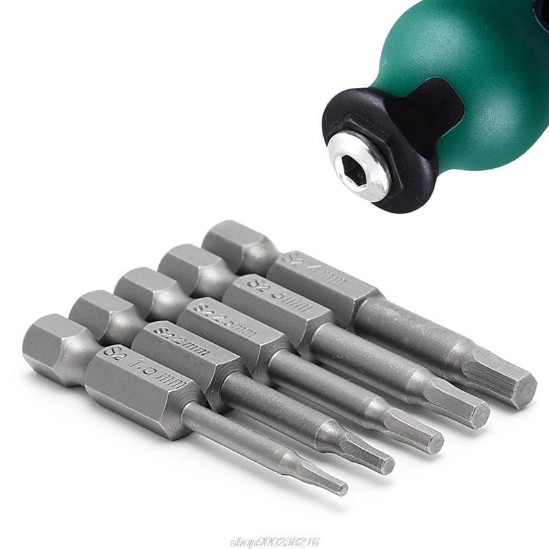 Hand Tools Pcs Magnetic Hexagon Screwdriver S2 Steel 1/4" Hex Shank 50mm Power Drill Bit N18 21 DropHand
Hand Tools Pcs Magnetic Hexagon Screwdriver S2 Steel 1/4" Hex Shank 50mm Power Drill Bit N18 21 DropHand