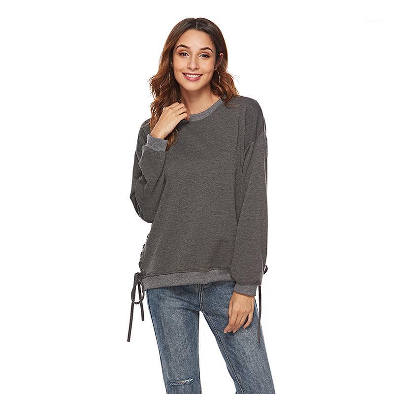 Women' Hoodies & Sweatshirts Autumn O Neck Women Hoodie Side Drawstring Loose Pullover Female Casual Sweatshirt Tops Ladies Spring Clothing, Dark gray
Women' Hoodies & Sweatshirts Autumn O Neck Women Hoodie Side Drawstring Loose Pullover Female Casual Sweatshirt Tops Ladies Spring Clothing, Dark gray