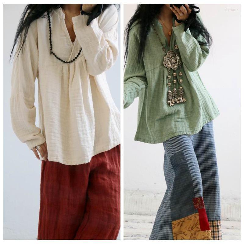 Women's Blouses & Shirts YoYiKamomo Women Shirt Autumn Big Size Original Design Retro Loose Long-sleeved Cotton Casual Blouse WomenWomen's V, Beige
Women's Blouses & Shirts YoYiKamomo Women Shirt Autumn Big Size Original Design Retro Loose Long-sleeved Cotton Casual Blouse WomenWomen's V, Beige