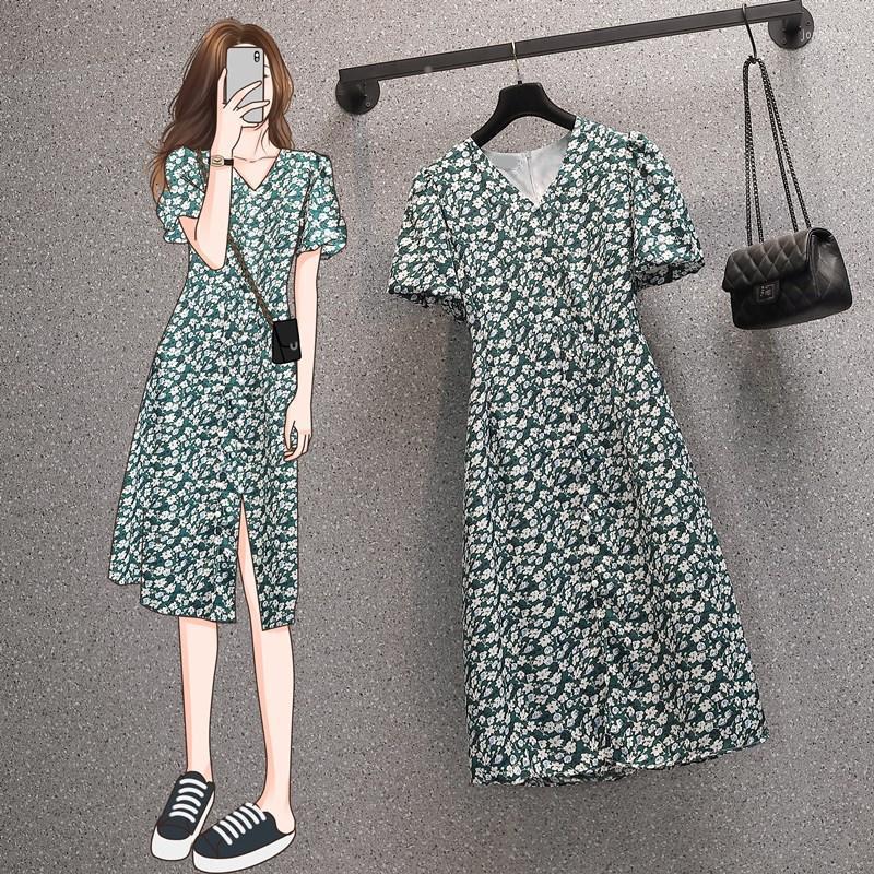 Plus Size Dresses Green Floral Chiffon Midi Short Sleeve 5Xl Large Vintage Casual Robe Spring Summer Clothes Dress For Women'S 2022 Jona22, The picture color
Plus Size Dresses Green Floral Chiffon Midi Short Sleeve 5Xl Large Vintage Casual Robe Spring Summer Clothes Dress For Women'S 2022 Jona22, The picture color