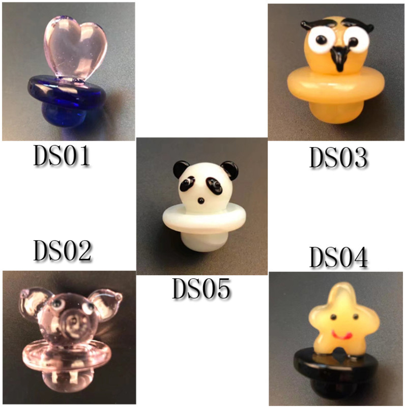 Wholesale Solid Colored Glass Carb Cap dome different style for glass bongs water pipes, dab oil rigs, 4MM Thermal P Quartz banger Nails
Wholesale Solid Colored Glass Carb Cap dome different style for glass bongs water pipes, dab oil rigs, 4MM Thermal P Quartz banger Nails