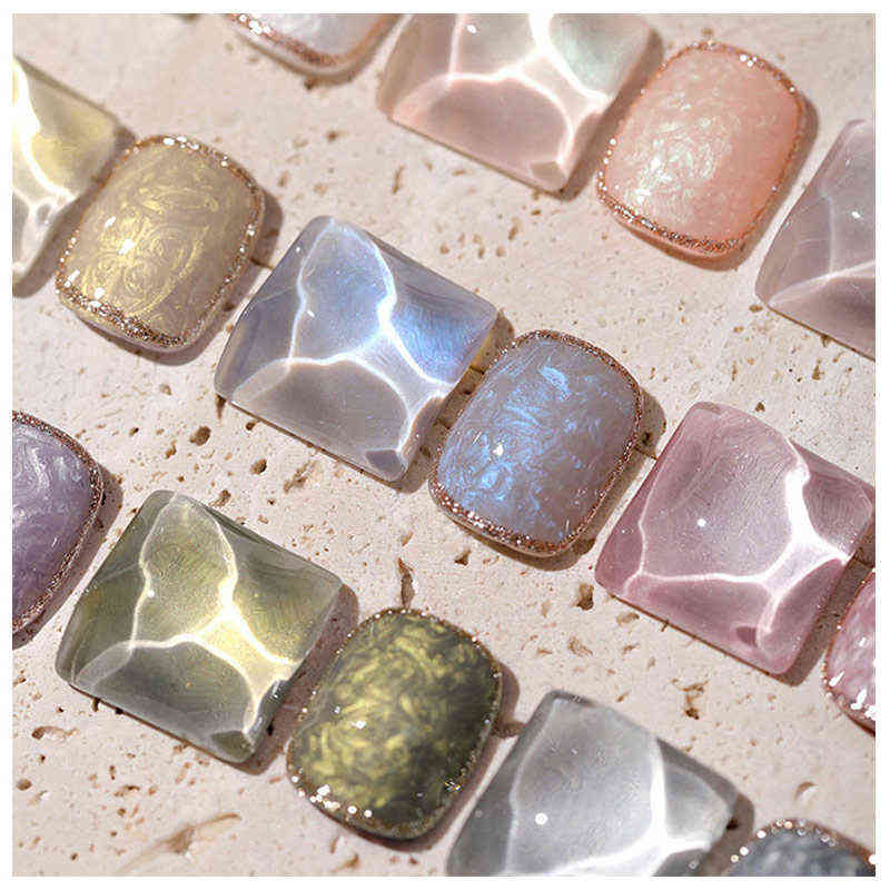 Nail Gel Toy Lilycute Thread Shell Polish 7ml Pearl Semi Permanent Uv Base Top Coat Popular in Autumn and Winter 0328