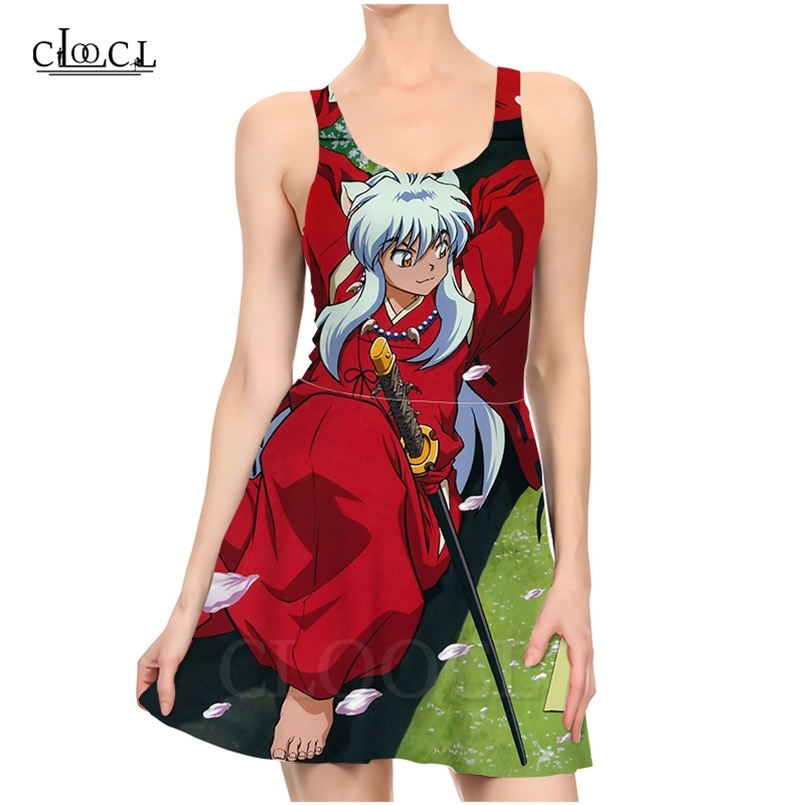 Japanese Anime Inuyasha Ladies Summer Party Girls 3D Print Sleeveless Dress Sexy Fashion Beach 220617, Dress women 1
Japanese Anime Inuyasha Ladies Summer Party Girls 3D Print Sleeveless Dress Sexy Fashion Beach 220617, Dress women 1