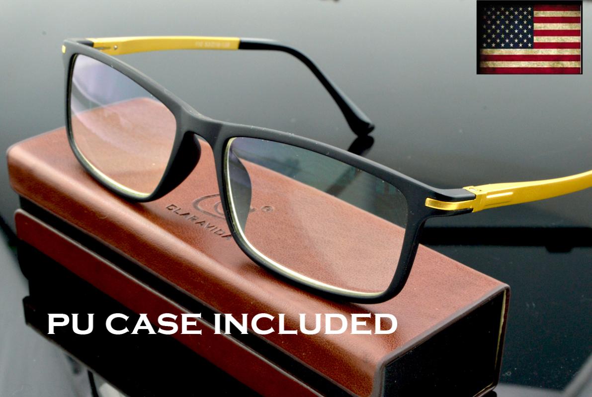 Sunglasses Black Rectangular Blu Light Blocking Reading Glasses Super High Quality With PU Case America Brand For Gentlemen 0.75- 4.0Sunglas
Sunglasses Black Rectangular Blu Light Blocking Reading Glasses Super High Quality With PU Case America Brand For Gentlemen 0.75- 4.0Sunglas