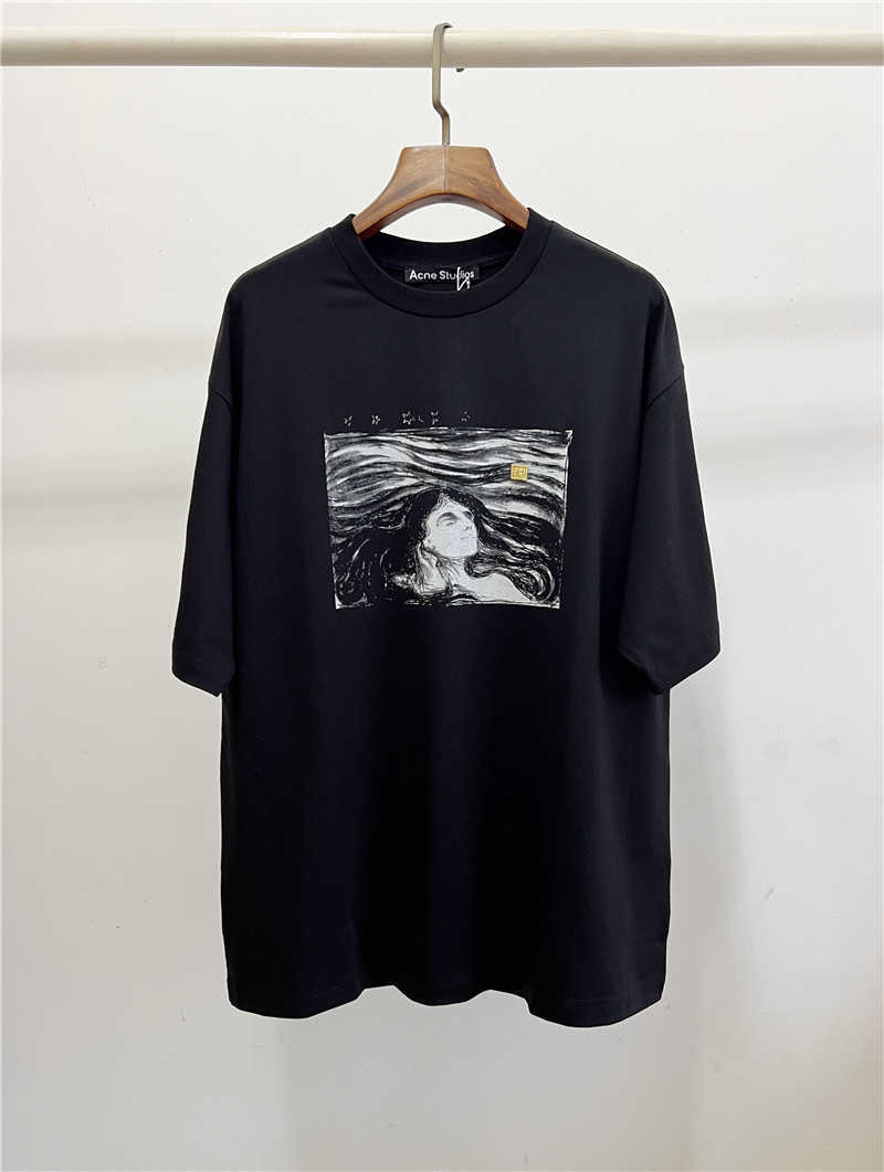 Men's T-Shirts Acne Unisex men's and women's lovers in the waves smiling face printed short sleeve T-shirt, Black
Men's T-Shirts Acne Unisex men's and women's lovers in the waves smiling face printed short sleeve T-shirt, Black