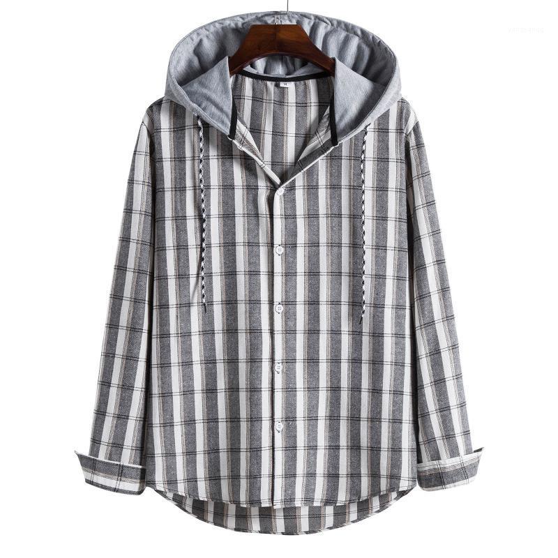 Men' Casual Shirts Men Plaid Print Shirt Fashion Autumn Hip Hop Long Sleeve Single Breasted Loose Hooded Button Vintage Clothes D924#, Gray
Men' Casual Shirts Men Plaid Print Shirt Fashion Autumn Hip Hop Long Sleeve Single Breasted Loose Hooded Button Vintage Clothes D924#, Gray