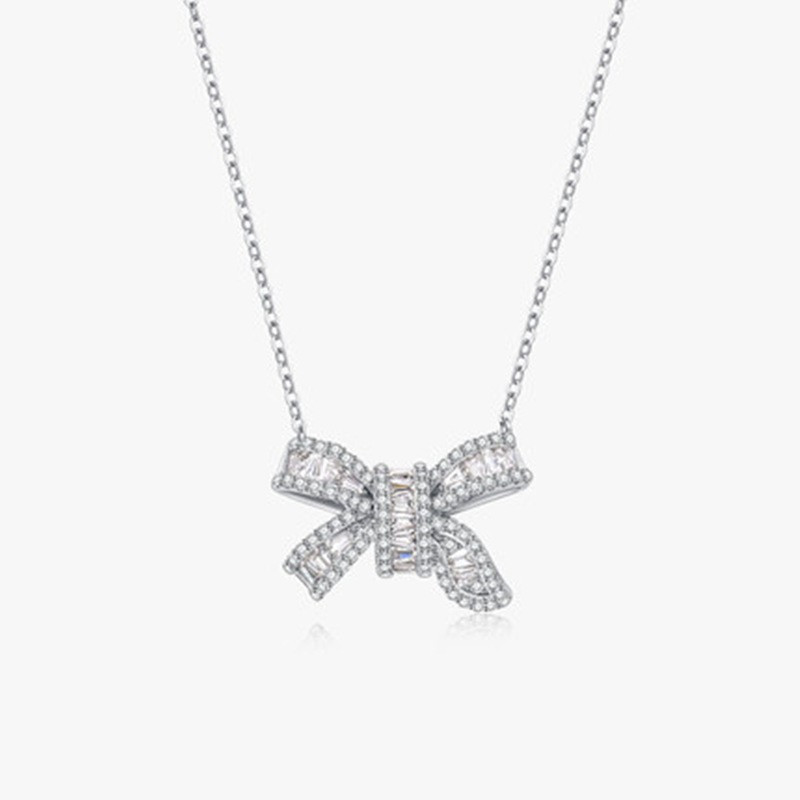the Same Bow Necklace Smart Series Girl Full Diamond Pendant Valentine's Day Gift Clavicle Chain
the Same Bow Necklace Smart Series Girl Full Diamond Pendant Valentine's Day Gift Clavicle Chain
