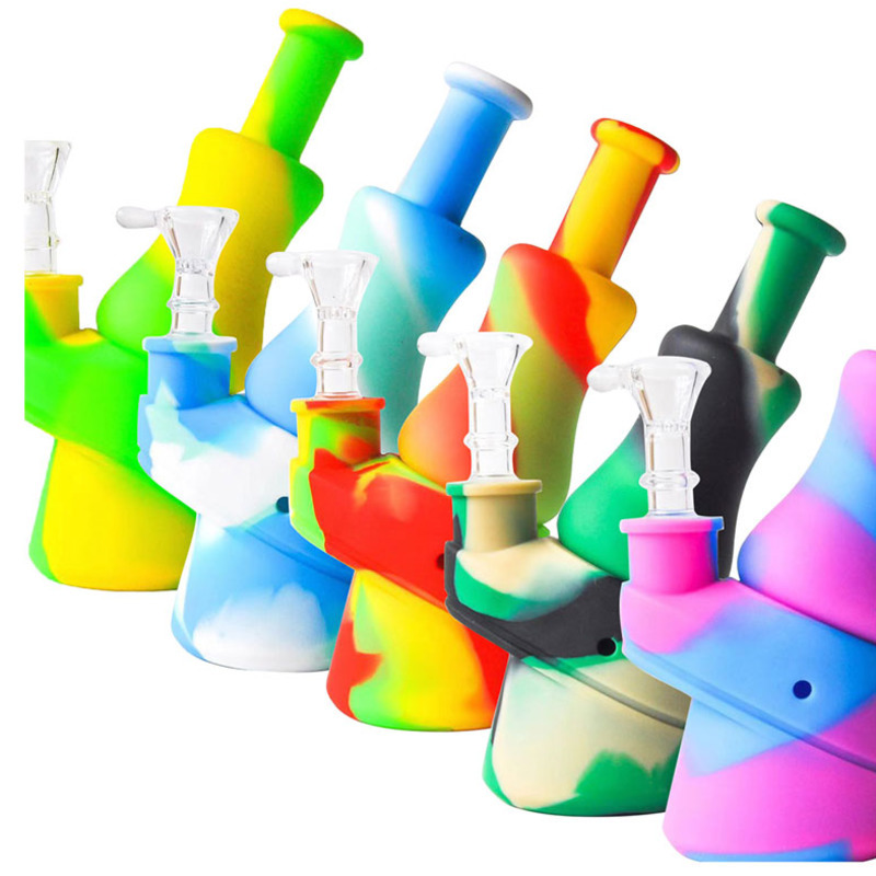 6.5inches Silicone Bong portable Water Pipes Removable recycler dab rig silicone recycler bong for smoke unbreakable bongs
6.5inches Silicone Bong portable Water Pipes Removable recycler dab rig silicone recycler bong for smoke unbreakable bongs