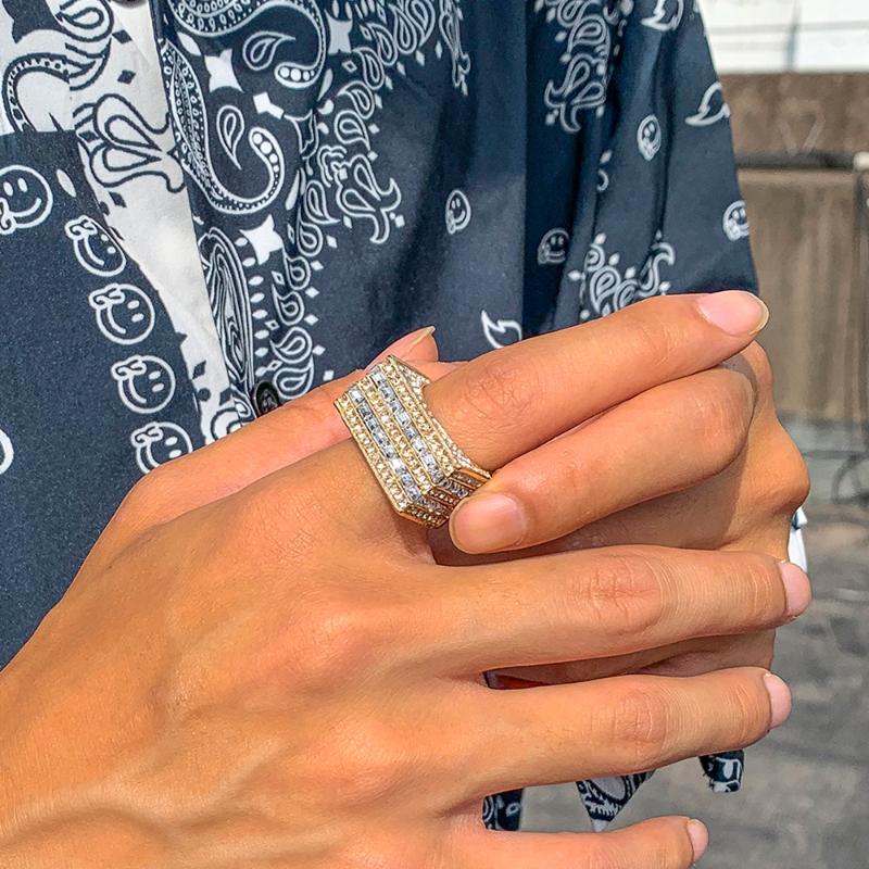 Cluster Rings IngeSight.Z Fashion Full Iced Out Rhinestones Crystal Hip Hop Geometric Knuckle Finger For Men 2022 Jewelry GiftCluster
Cluster Rings IngeSight.Z Fashion Full Iced Out Rhinestones Crystal Hip Hop Geometric Knuckle Finger For Men 2022 Jewelry GiftCluster