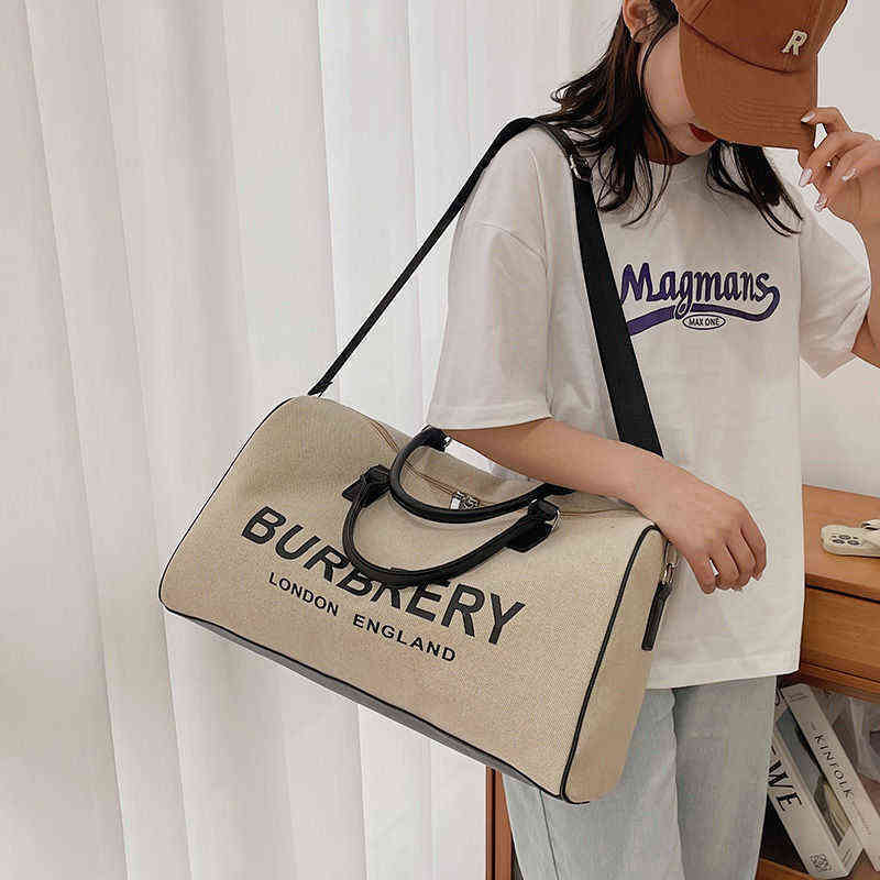 Women's Letter Canvas Travel Luggage Bag Female Boarding Storage Short Distance Male Fashion Large Capacity Handbag Leisure Outdoor Beach Handbags, Brown
Women's Letter Canvas Travel Luggage Bag Female Boarding Storage Short Distance Male Fashion Large Capacity Handbag Leisure Outdoor Beach Handbags, Brown