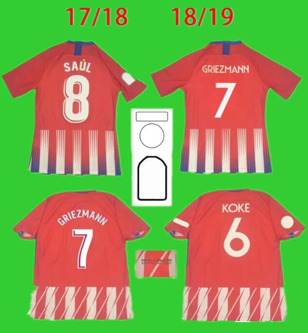 2017 2018 2019 RETRO Soccer Jerseys Final 17 18 19 vintage football shirts home red Uniform classic TORRES GRIEZMANN SAÚL KOKE CARRASCO LUCAS DIEGO COSTA CORREA THOMAS, 18/19 with 2 patch
2017 2018 2019 RETRO Soccer Jerseys Final 17 18 19 vintage football shirts home red Uniform classic TORRES GRIEZMANN SAÚL KOKE CARRASCO LUCAS DIEGO COSTA CORREA THOMAS, 18/19 with 2 patch