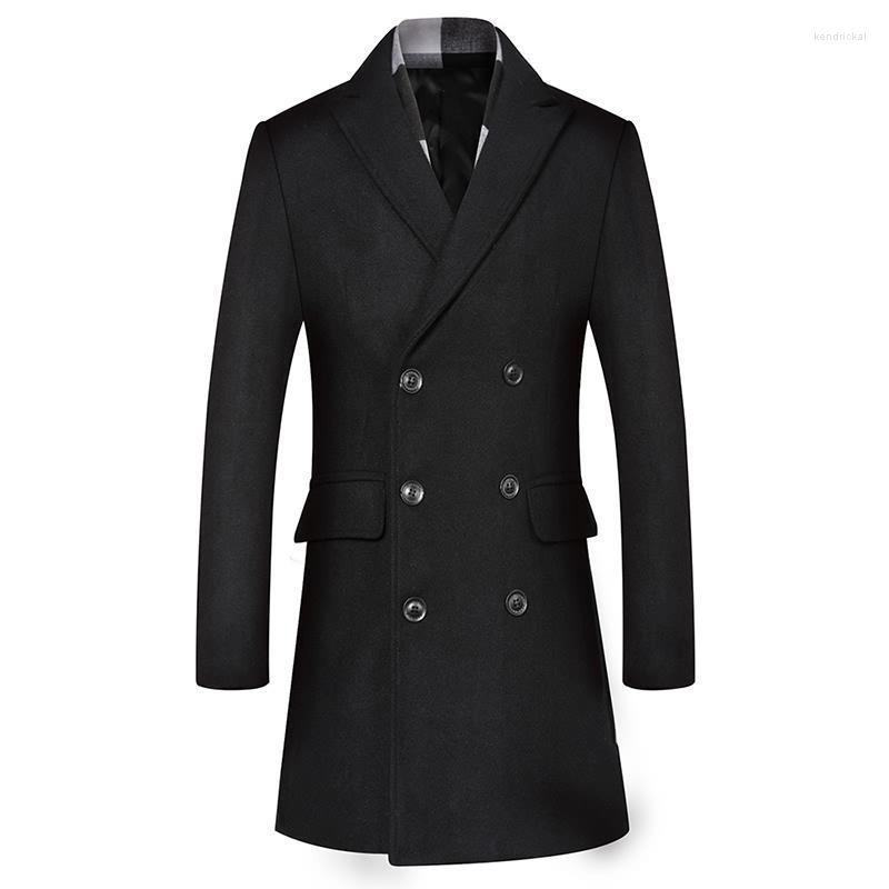 Men's Wool & Blends Winter Coat Men Double Breasted Overcoats British Style Trench Pea Woolen Jacket Without Scarf Kend22, Black
Men's Wool & Blends Winter Coat Men Double Breasted Overcoats British Style Trench Pea Woolen Jacket Without Scarf Kend22, Black