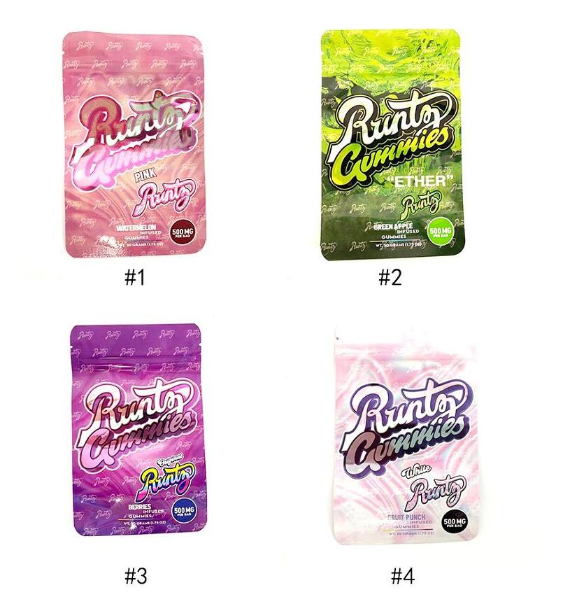 Runtz Gummies Pink White Plastic packaging Bags Gummy empty Candy Smell Proof Edibles Coo kie Mylar package
Runtz Gummies Pink White Plastic packaging Bags Gummy empty Candy Smell Proof Edibles Coo kie Mylar package