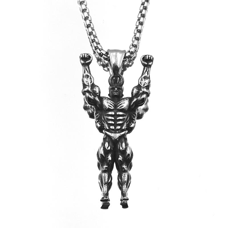 Chains 3D Bodybuilder Stainless Steel Pendant For Men And Women People Shape Necklace Manual Souvenir Jewelry Wholesale
Chains 3D Bodybuilder Stainless Steel Pendant For Men And Women People Shape Necklace Manual Souvenir Jewelry Wholesale