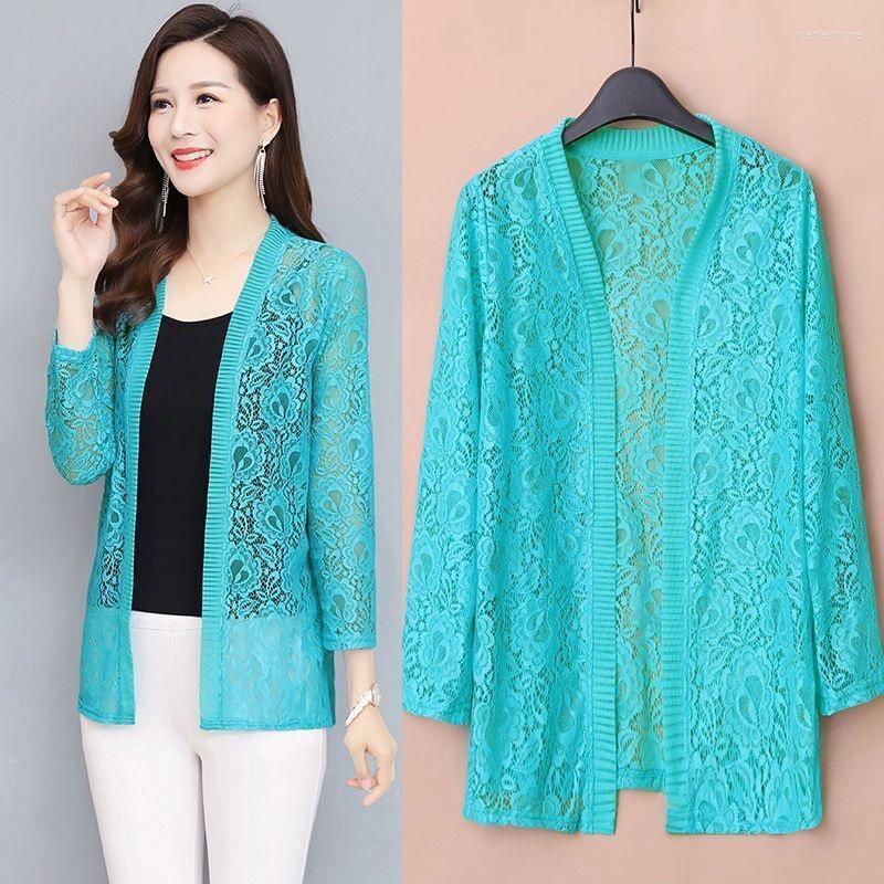 Women's Knits & Tees Spring Summer Women Cardigan Long Sleeve Female Cardigans Lace Jacket Ladies Shawl Outerwear Perf22, Sky blue
Women's Knits & Tees Spring Summer Women Cardigan Long Sleeve Female Cardigans Lace Jacket Ladies Shawl Outerwear Perf22, Sky blue