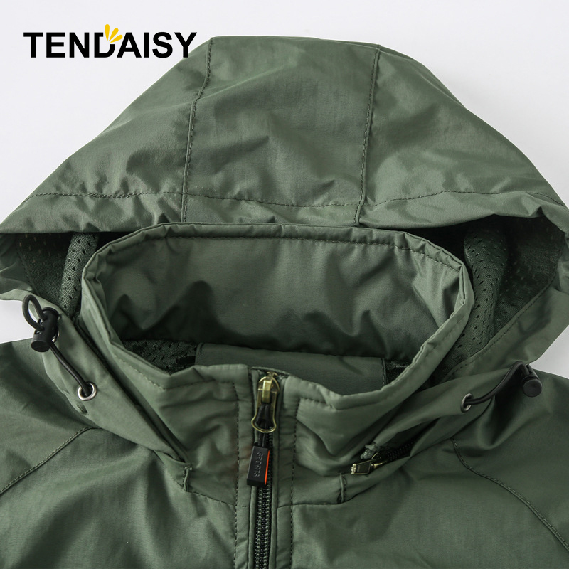 Men Jacket Waterproof Coats Breathable Camping Hiking Outdoor Sports Climbing Trekking Windbreaker Travel Spring Autumn 220813