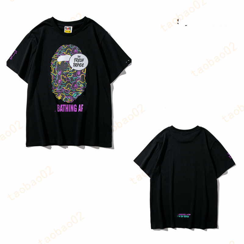 Men's T-Shirts High Quality Apes Japanese Shark ape head tshirts luminous camo printing co-branded same style for men and women 2022 new 100% cotton T-shirt E002, 1pcs buttons
Men's T-Shirts High Quality Apes Japanese Shark ape head tshirts luminous camo printing co-branded same style for men and women 2022 new 100% cotton T-shirt E002, 1pcs buttons
