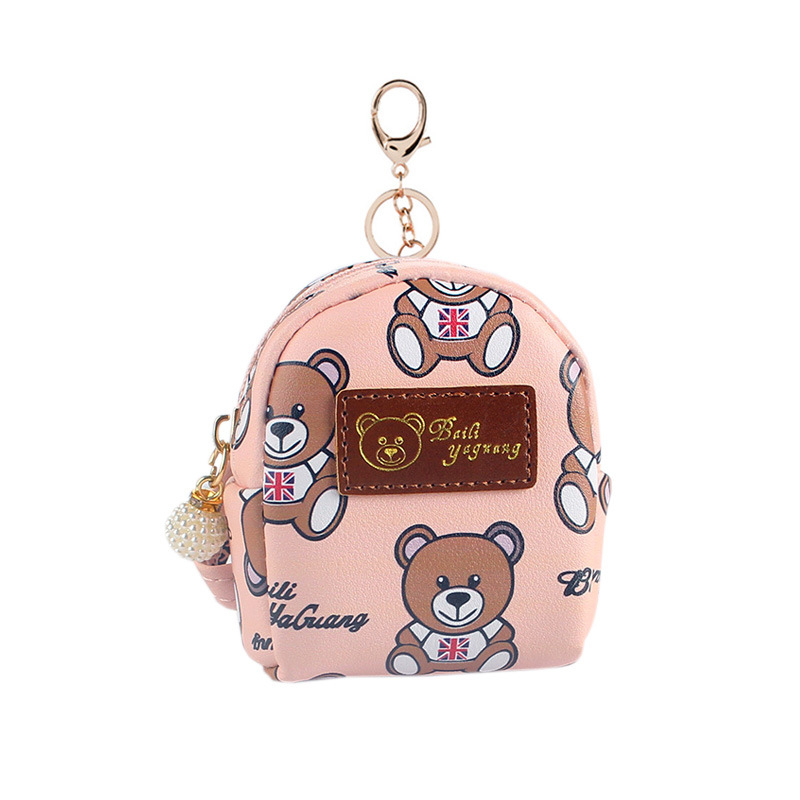 Bear Pouches Key Rings Chains Mini Backpack Coin Purse Keychains PU Leather Pendant Keyrings Holder Fashion Lipstick Bag Animal Charm Trinkets Jewelry Accessories
Bear Pouches Key Rings Chains Mini Backpack Coin Purse Keychains PU Leather Pendant Keyrings Holder Fashion Lipstick Bag Animal Charm Trinkets Jewelry Accessories