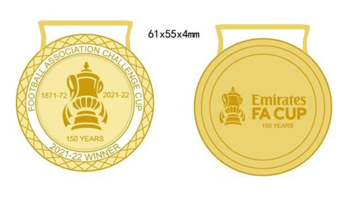 FA Cup 2022 Winner Medal EFL Carabao Gold 2019/2010 Soccer Champions Winners Collectable for Football Fans