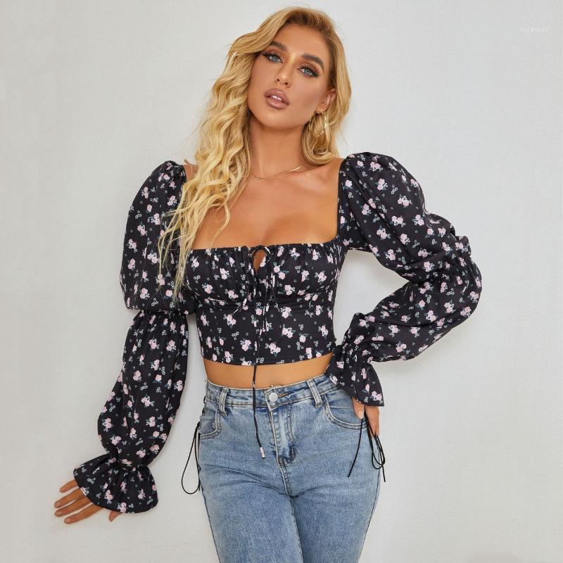 Women's Blouses & Shirts 2022 Vintage Puff Sleeve Blouse Women Autumn Long Square Neck Floral Crop Tops Sexy Elegant Shirt Female, Black
Women's Blouses & Shirts 2022 Vintage Puff Sleeve Blouse Women Autumn Long Square Neck Floral Crop Tops Sexy Elegant Shirt Female, Black