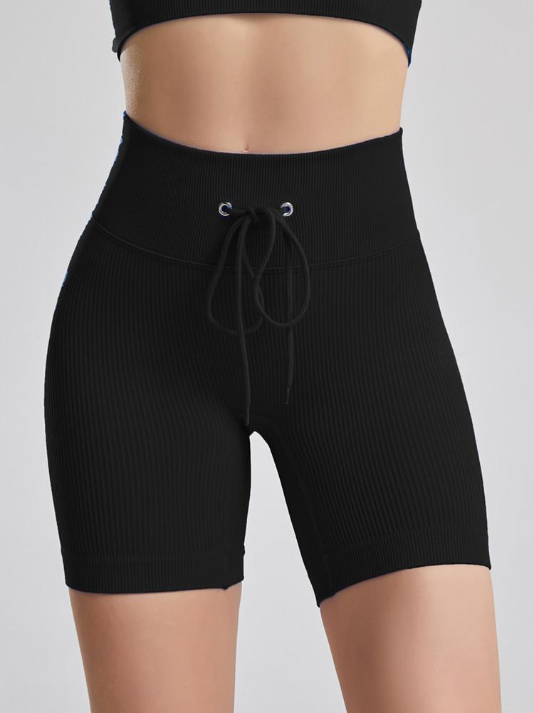 Women' Shorts Fitness Solid Color High Waist Elastic Lace-Up Gym Jogger Casual Simple Style Wild Slim Ribbed For WomenWomen, Black
Women' Shorts Fitness Solid Color High Waist Elastic Lace-Up Gym Jogger Casual Simple Style Wild Slim Ribbed For WomenWomen, Black