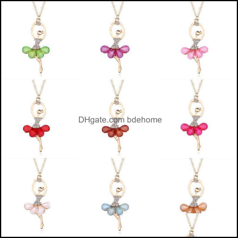 Pendant Necklaces Fashion Exquisite Golden Diamond Cartoon Ballet Girl Necklace Crystal Clavicle Chain Surprise Necklac Bdehome Dh0Om
Pendant Necklaces Fashion Exquisite Golden Diamond Cartoon Ballet Girl Necklace Crystal Clavicle Chain Surprise Necklac Bdehome Dh0Om