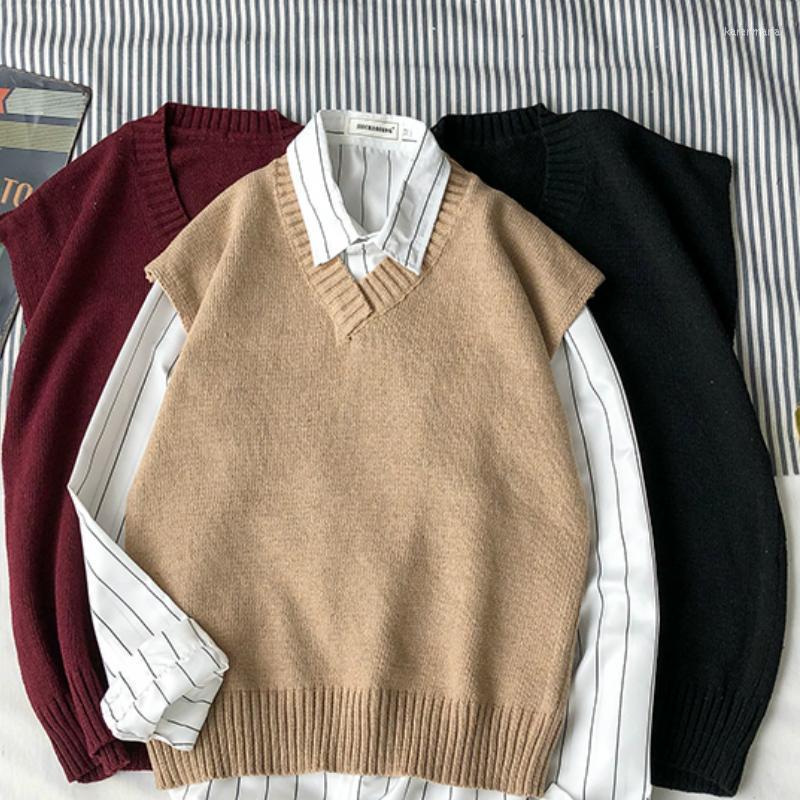 Men's Vests Sweater Vest Men Plus Size 2XL Spring Autumn Oversize Mens Solid Simple All-match V-neck Couples Retro Khaki Soft Ulzzang Kare22, Red
Men's Vests Sweater Vest Men Plus Size 2XL Spring Autumn Oversize Mens Solid Simple All-match V-neck Couples Retro Khaki Soft Ulzzang Kare22, Red