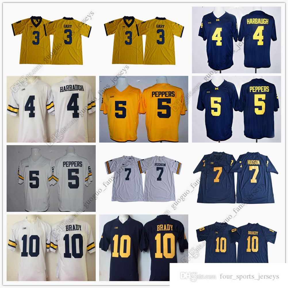 NCAA Michigan Wolverines Football Jersey Rashan Gary Jim Harbaugh Jabrill Peppers Khaleke Hudson Tom Brady White High Quality Jersey Size --XXXL1, As picture
NCAA Michigan Wolverines Football Jersey Rashan Gary Jim Harbaugh Jabrill Peppers Khaleke Hudson Tom Brady White High Quality Jersey Size --XXXL1, As picture