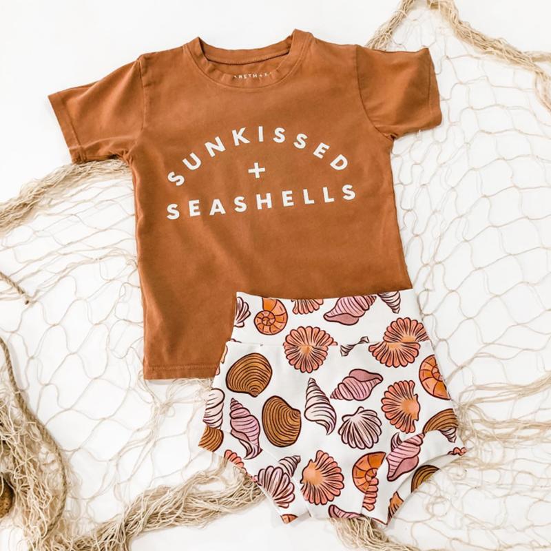 Clothing Sets Summer Baby Girls Boys 3pcs Clothes 0-24M Letter Short Sleeve Brown T Shirts Shell Print Casual ShortsClothing, As pic
Clothing Sets Summer Baby Girls Boys 3pcs Clothes 0-24M Letter Short Sleeve Brown T Shirts Shell Print Casual ShortsClothing, As pic