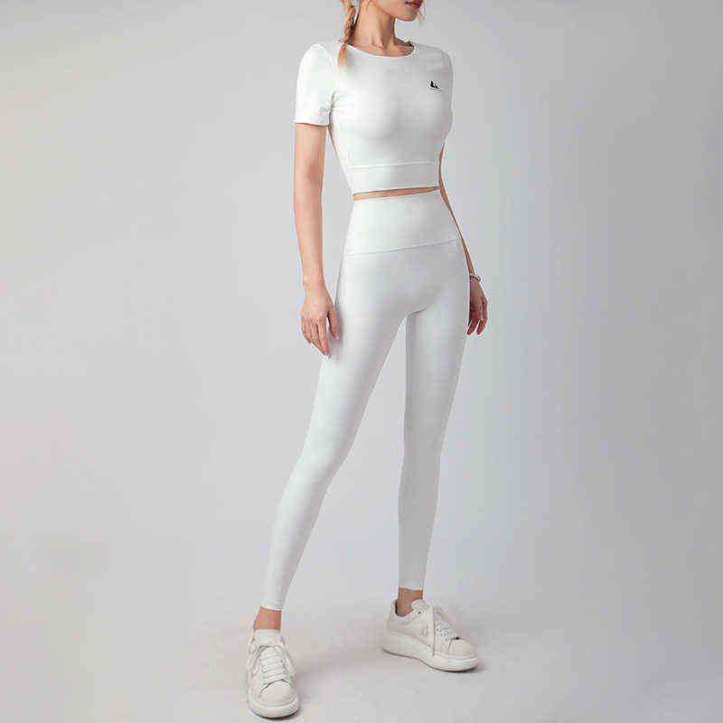 Women Butt Lifting Sports Short Sleeve Shirt High Waist Booty Workout Pants Yoga Pants Gym Clothing Set Cloth Fitness Legging T220725, Yellow
Women Butt Lifting Sports Short Sleeve Shirt High Waist Booty Workout Pants Yoga Pants Gym Clothing Set Cloth Fitness Legging T220725, Yellow