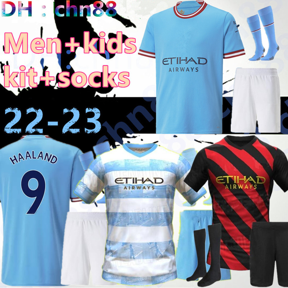 22 23 HAALAND GREALISH soccer jersey STERLING FERRAN DE BRUYNE FODEN 2022 2023 MAHREZ G. JESUS MANS CITIES football shirt men kids full set Agueroooo 93 20 Anniversary, 2022 specialpl
22 23 HAALAND GREALISH soccer jersey STERLING FERRAN DE BRUYNE FODEN 2022 2023 MAHREZ G. JESUS MANS CITIES football shirt men kids full set Agueroooo 93 20 Anniversary, 2022 specialpl