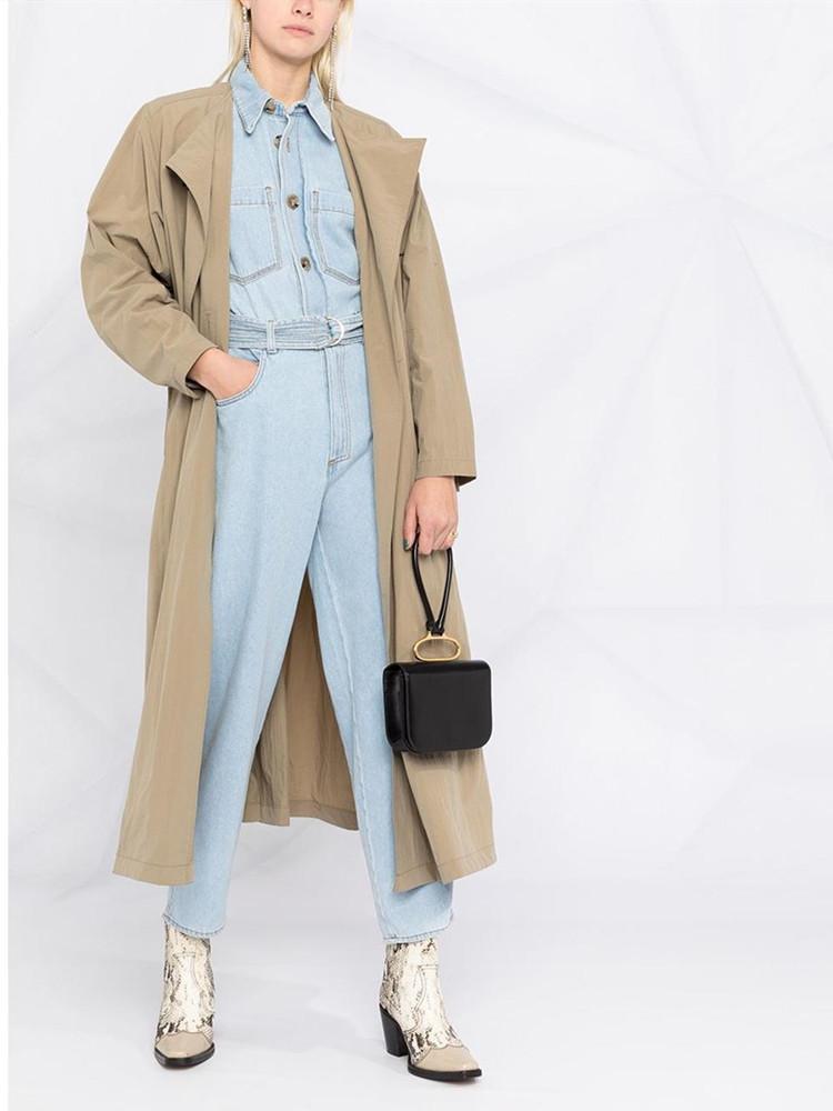 Women' Trench Coats Commuter Mid-Length Coat Long-Sleeved Loose All-Match Long Windbreaker Outwear Top With Sashes Autumn 2022
Women' Trench Coats Commuter Mid-Length Coat Long-Sleeved Loose All-Match Long Windbreaker Outwear Top With Sashes Autumn 2022