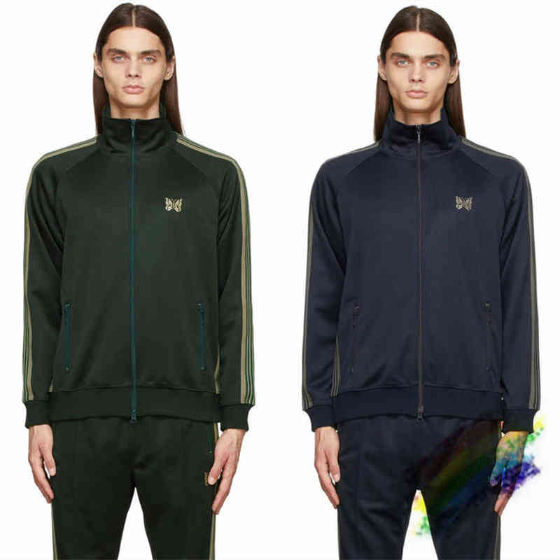 Needle Green Ribbon Jackets Men Women Butterfly Embroidery Zipper Awge Needles Jacket High Street Outerwear Jackets T220721
Needle Green Ribbon Jackets Men Women Butterfly Embroidery Zipper Awge Needles Jacket High Street Outerwear Jackets T220721