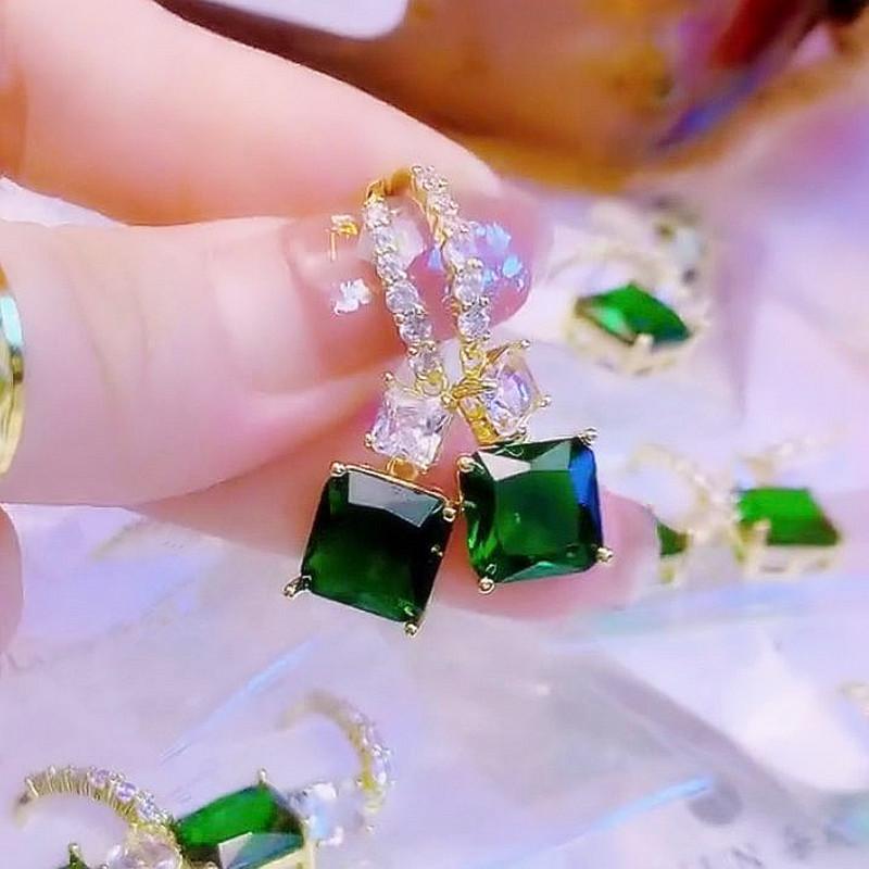 Dangle & Chandelier Luxury Red Green Zirconia Earrings For Women 2022 Classic Fashion Party Jewelry Earings WholesaleDangle
Dangle & Chandelier Luxury Red Green Zirconia Earrings For Women 2022 Classic Fashion Party Jewelry Earings WholesaleDangle