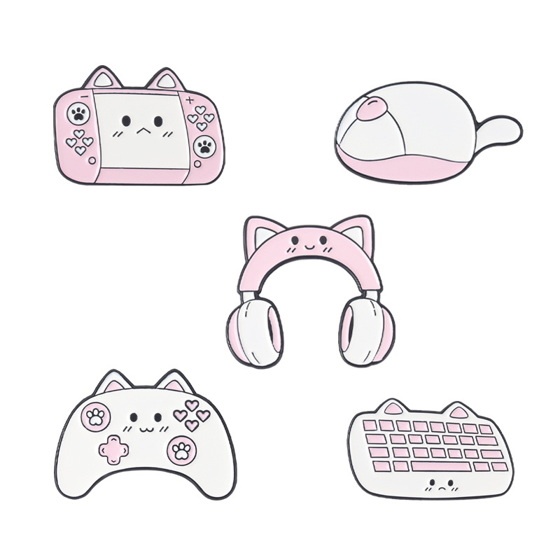Cute Pink Color Keyboard Cat Brooches Pin for Women Fashion Dress Coat Shirt Demin Metal Funny Brooch Pins Badges Backpack Gift Jewelry
Cute Pink Color Keyboard Cat Brooches Pin for Women Fashion Dress Coat Shirt Demin Metal Funny Brooch Pins Badges Backpack Gift Jewelry