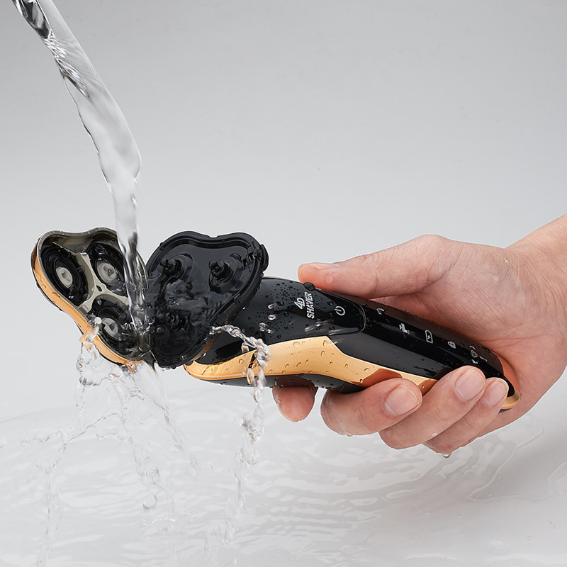 Electric Shaver For Men Rechargeable Men Electric Razor USB 3Blades Portable Water Proof Shaving Machine ZOZEN Electric Shavers 220322