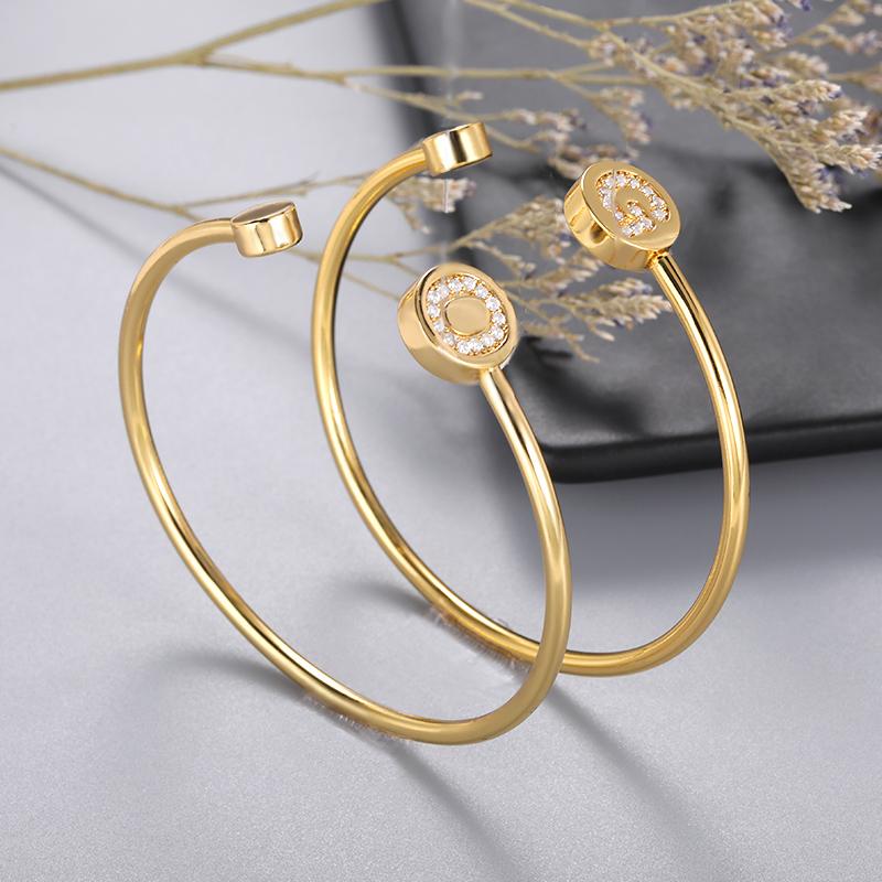 Bangle Initial Letter Bracelets For Women Open Crystal Alphabet Cuff Bangles Charm Gold Color Cubic Zircon Jewelry Lovers Party GiftsBangle
Bangle Initial Letter Bracelets For Women Open Crystal Alphabet Cuff Bangles Charm Gold Color Cubic Zircon Jewelry Lovers Party GiftsBangle