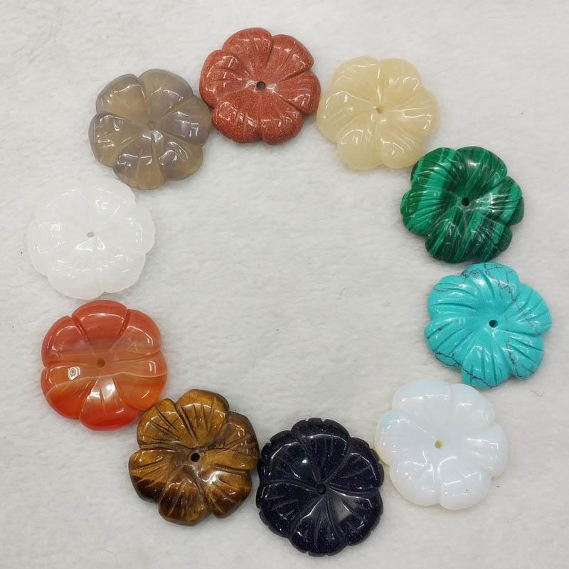 Pendant Necklaces Fashion Mixed Assorted Carved Good Quality Natural Stone Charms Flower Shape Pendants For Jewelry Making 10pcs/lot FreePen
Pendant Necklaces Fashion Mixed Assorted Carved Good Quality Natural Stone Charms Flower Shape Pendants For Jewelry Making 10pcs/lot FreePen
