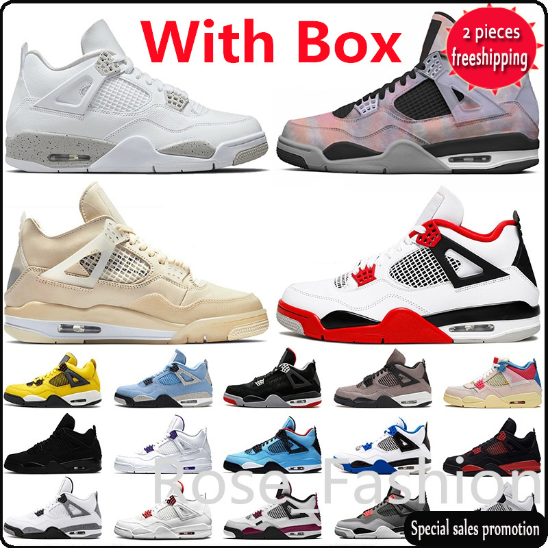 With Box 4 Black Military Cat Infrared Fire Red Mens Basketball shoes Cement University UNC Thunder White Oreo Zen Master Bred 4s SHIMMER, 33
With Box 4 Black Military Cat Infrared Fire Red Mens Basketball shoes Cement University UNC Thunder White Oreo Zen Master Bred 4s SHIMMER, 33