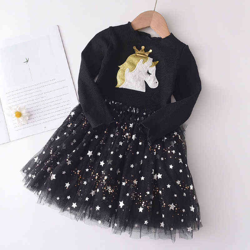 Melario Girls Dresses Autumn Casual Baby Girls Clothes Kids Dresses for Girls Cotton Mesh Birthday Princess Dress New Daily Wear Y220510