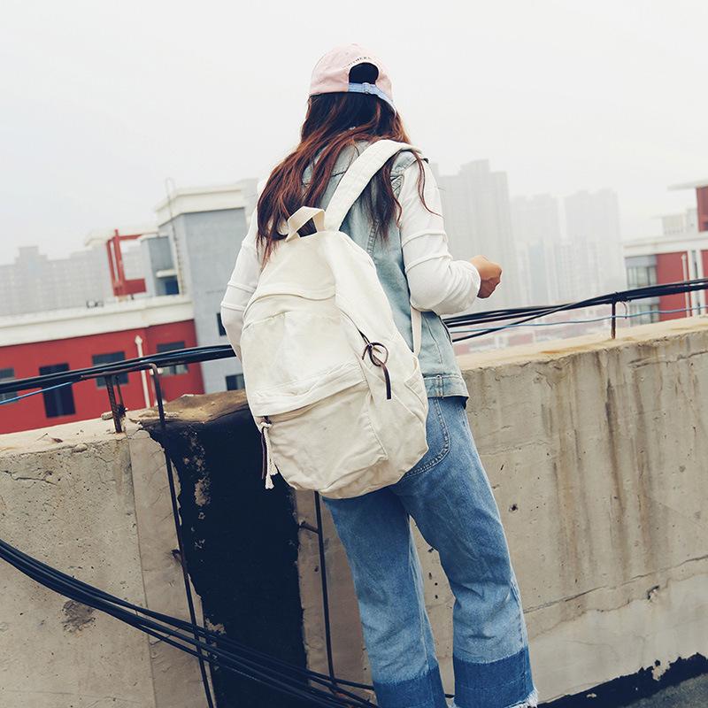Backpack Bag Female Students Washed Canvas Art Package Han Edition Of Leisure Tide Personality, Sky blue
Backpack Bag Female Students Washed Canvas Art Package Han Edition Of Leisure Tide Personality, Sky blue