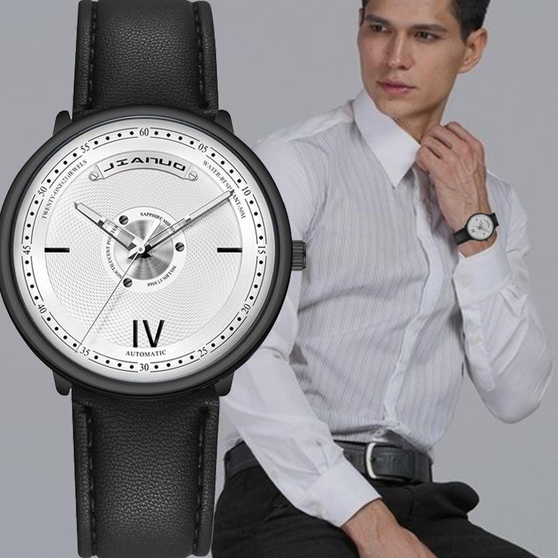 Wristwatches Men's Quartz Watch LOUBEN Pointer Simple Leisure Fashion Large Dial Leather Fine Steel WatchWristwatches, Bronze
Wristwatches Men's Quartz Watch LOUBEN Pointer Simple Leisure Fashion Large Dial Leather Fine Steel WatchWristwatches, Bronze