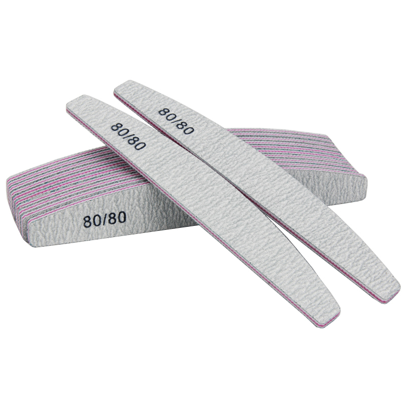 100Pcs/Pack Buffer File Set Professional 80/80 Grit Nail Files Lime a ongle Nail Art Care Salon Manicure Tools Accessories