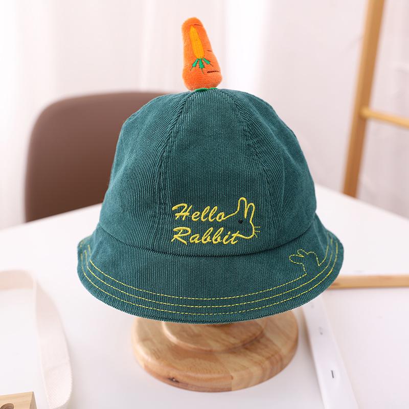 Berets Cotton Cartoon Carrot Embroidery Bucket Hat Fisherman Outdoor Travel Cap For Children Boys And Girls 79, Green
Berets Cotton Cartoon Carrot Embroidery Bucket Hat Fisherman Outdoor Travel Cap For Children Boys And Girls 79, Green