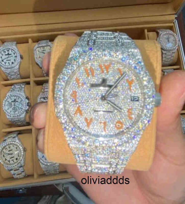 CASHJIN Icedout Watch Men Luxury Wrist Watch Bling Iced Out VVS Moissanit Diamond Watch D2M20267e, Moissanite
CASHJIN Icedout Watch Men Luxury Wrist Watch Bling Iced Out VVS Moissanit Diamond Watch D2M20267e, Moissanite